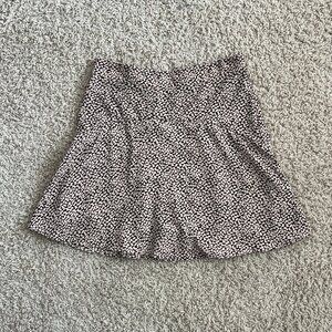 Altar'd State Mini Skirt Tan Black Size S